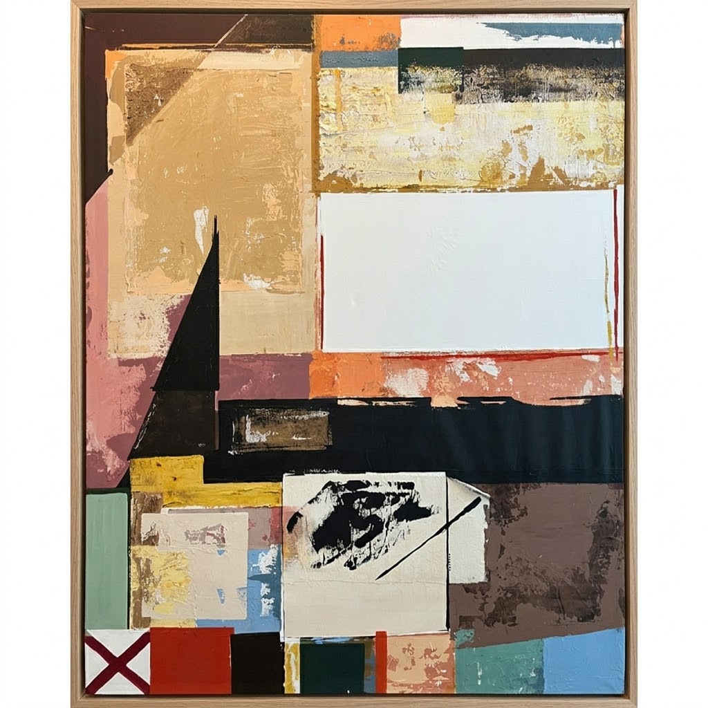 Cientotrece 113 — Técnica mixta, arte abstracto